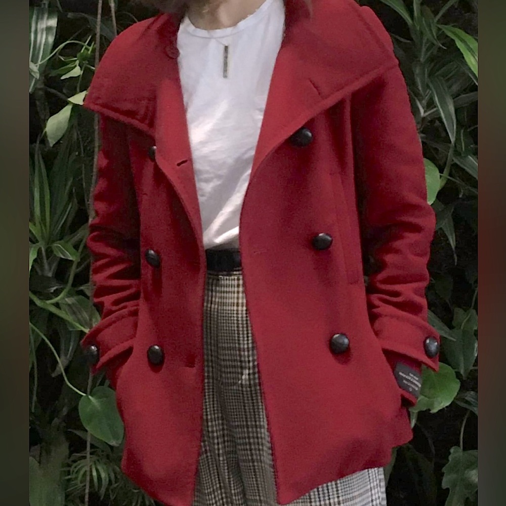 Babaton wool and cashmere fall coat